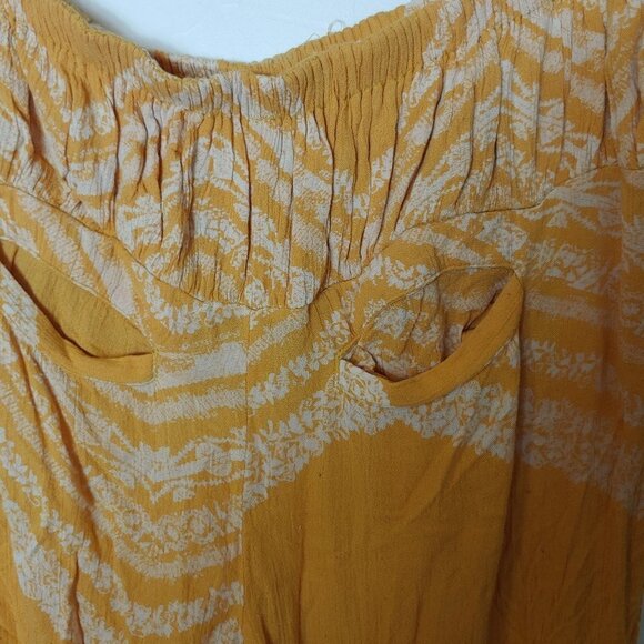 Harem Genie Pant Free People Beach Slouchy Capri Summer Pant Crop Jogger Boho - Picture 7 of 8